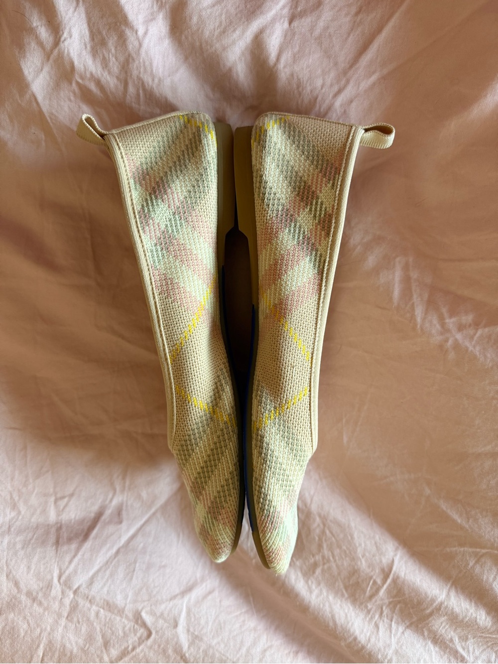 Burberry Pastel Plaid Women’s Ballet Flats EU 40 - Picture 4 of 4